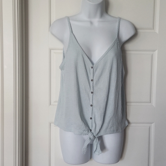 Hippie Rose Juniors' Tie Front Knit Top - Picture 2 of 11